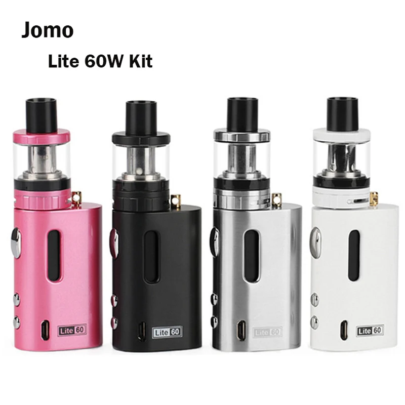 

Original Jomo Lite 60W Kit E Cigarette VW Mod 1-60W VTC 200F 600F Vaporizer Vaping Electronic Cigarette Atomizer Box Mods