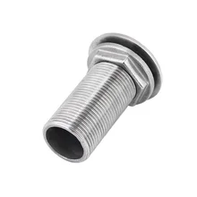 Лодка прямой через корпус соединения для шланга 3/4 дюймов Барб Морской 316 нержавеющая сталь