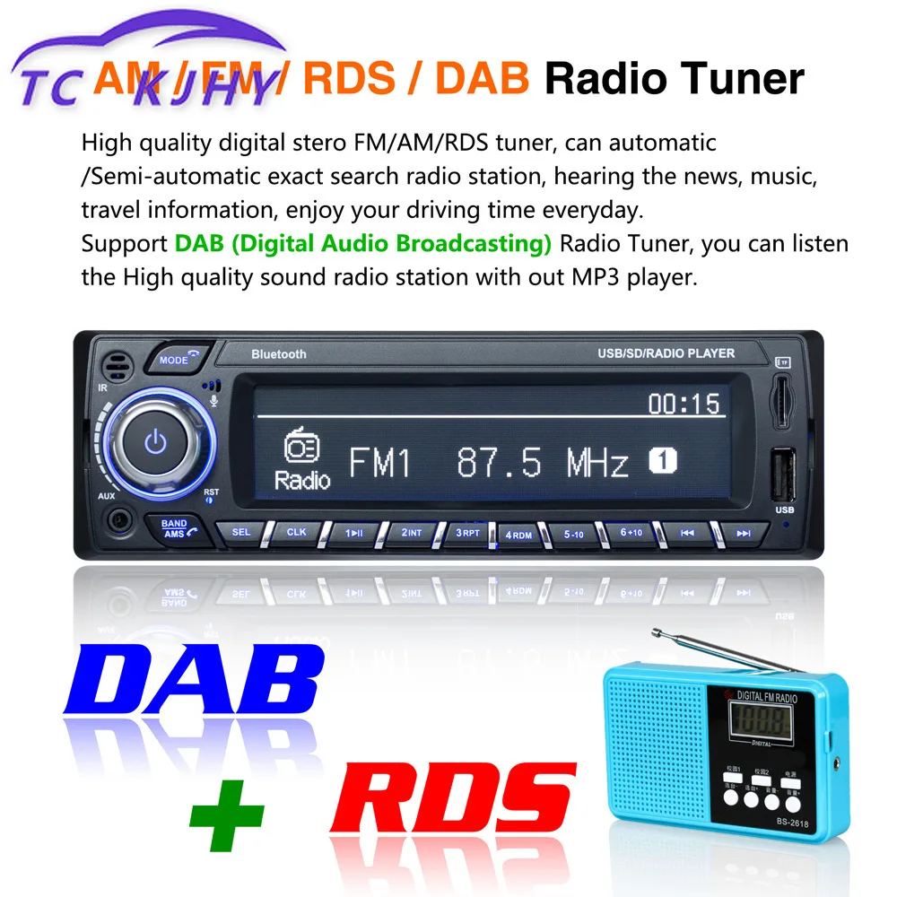 

Car MP3 AUX Adapter SD Card USB Bluetooth Decoders Wireless Receiver FM Radio Hands-free Remote Control DIY Speaker Module