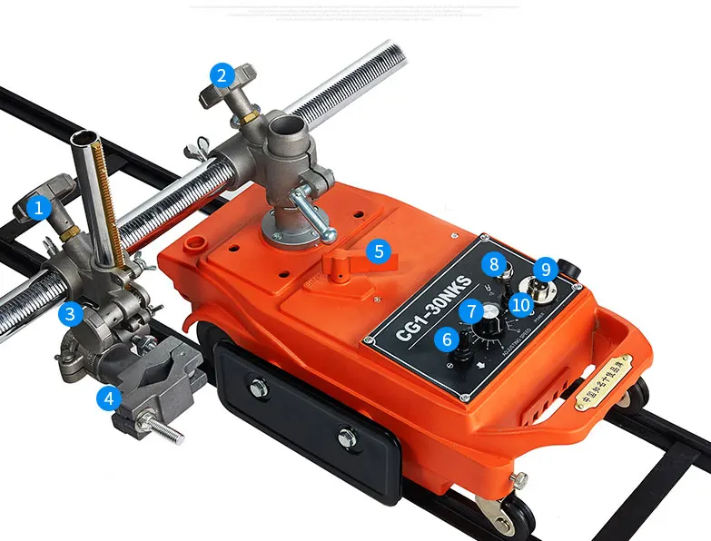 

Plasma Cutting Machine Small Turtle Semi-automatic Welding Cutting Machine Linear Flame Cutting Machine CG1-30