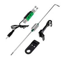 Беспроводная рыболовная сигнализация свингер железная рыболовная сигнализация укус сигнализация звонок для рыбалки светодиодный свет Световой индикатор рыболовные снасти