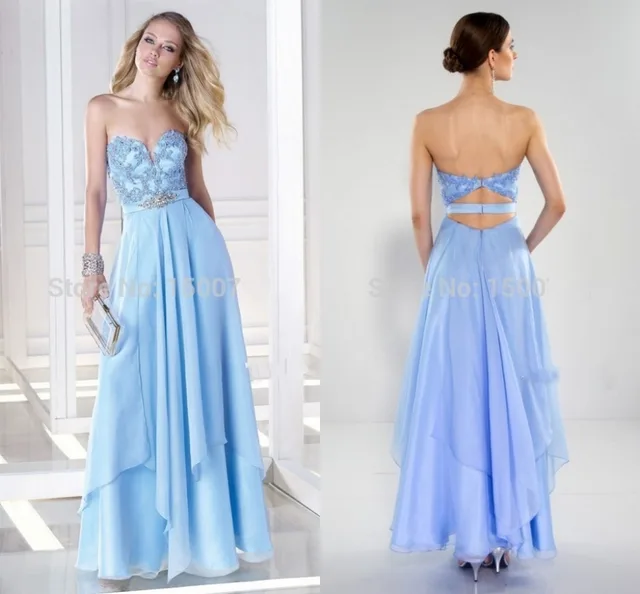 Periwinkle Blue Prom Dress