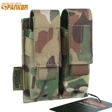 Отлично Элитные бизань Открытый военный двойной пистолет маг сумка универсальная охотничьи патроны Клип кобура Чехол тактические аксессуары