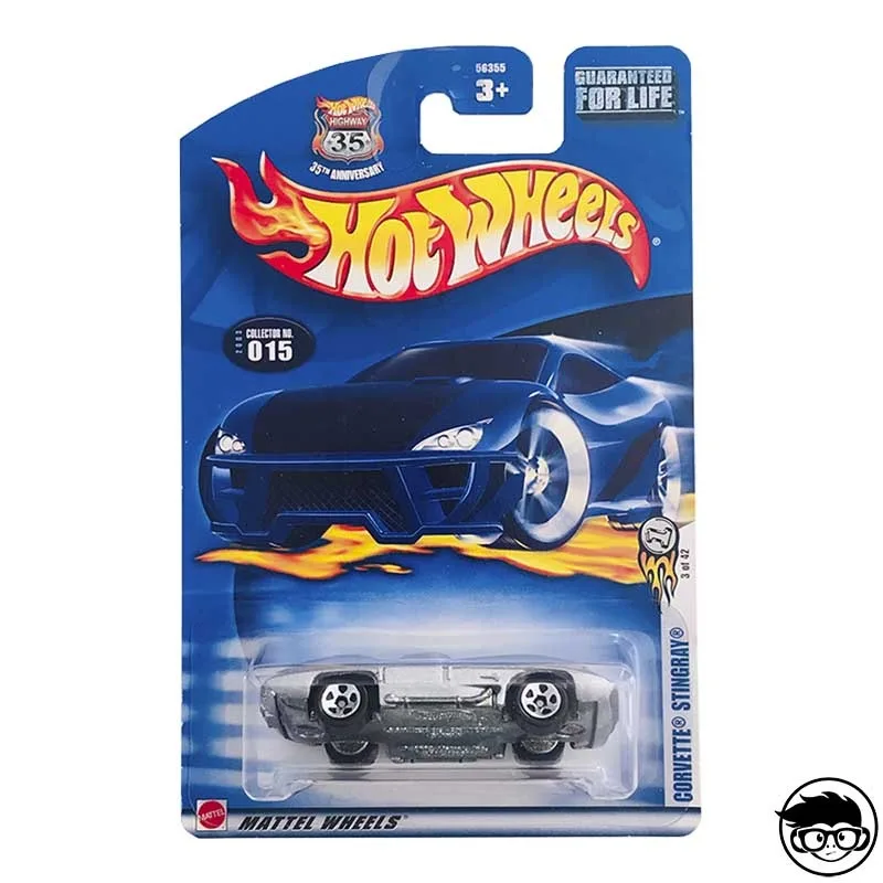 Hot Wheels Chevrolet Corvette скат коллектор n° 015 2003 длинная карта