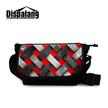 Dispalang 3D клетчатая печать мужские сумки на плечо модная сумка через плечо для студентов повседневные сумки для женщин мужские сумки-мессенджеры