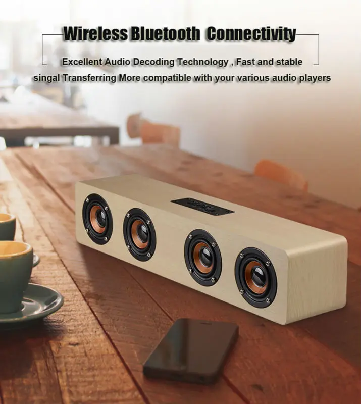 SUNNYLINK HIFI 12 Вт мощная BLUETOOTH колонка беспроводной сабвуфер мини звуковая панель