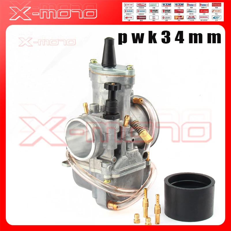 

PWK 34 carb PWK34mm carburetor 4T engine 34mm for carburetor used at off-road motor motocross scooter with good power