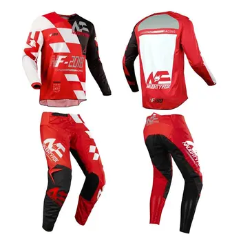 

Racing 180 New Design SAYAK Motocross Racing Suit DH MTB MX Motorcycle Off-Road Jersey&Pants Red 180 Moto Combos