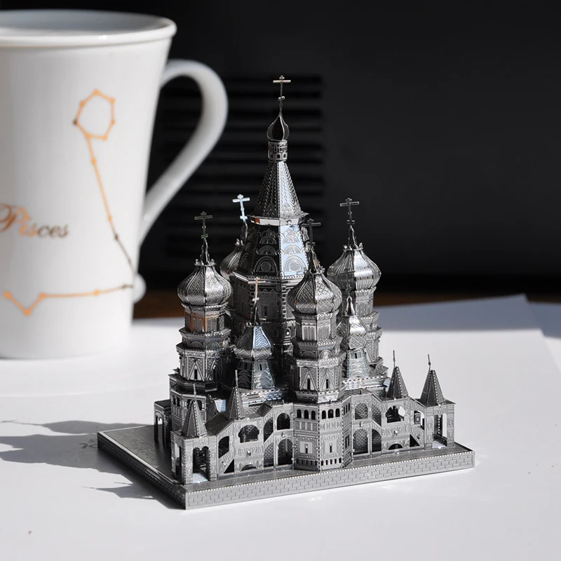 Piececool ST Basils Соборная Строительная Архитектура DIY 3D металлическая головоломка Сборная модель наборы игрушки для детей и взрослых подарок