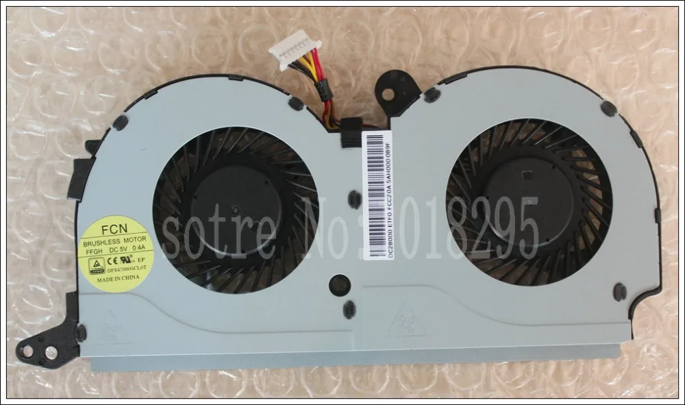 Laptop CPU Cooling Fan For Lenovo Y40 Y40-70AT Y40-70AM Notebook DC28000EIF0 DFS470805CL0T-FFGH 0.40A 8pin Cooler