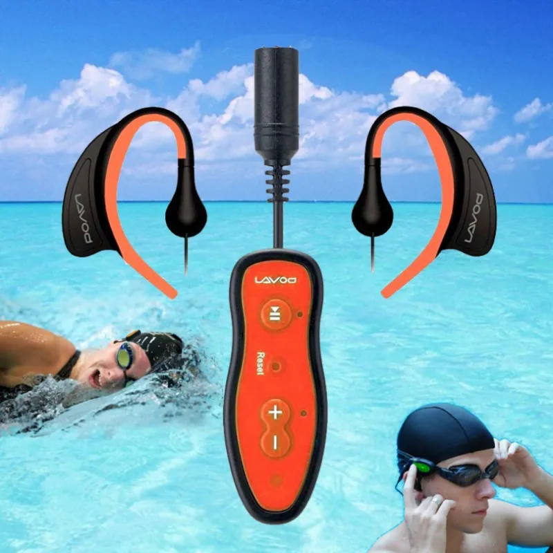 

Mini MP3 Player 8GB Swimming Diving Surfing MP3 Music Player IPX8 Waterproof Sport Running MP3 Player with Waterproof Headphone