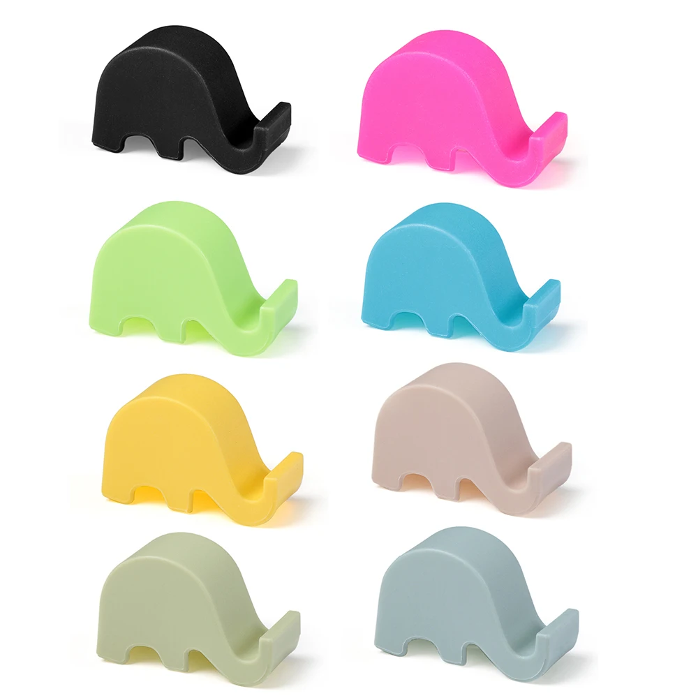 

1Pcs Universal Mini Elephant Smart Phone Table Desk Mount Stand Colorful Phone Holder for Cell Mobile Phone Tablets Bracket New