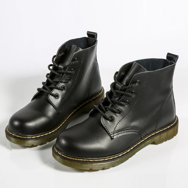 

Autumn Classic Motorcycle Martin Ankle Boots Luxury Brand Quality Leather All Match Waterproof Casual Shoes Trendy