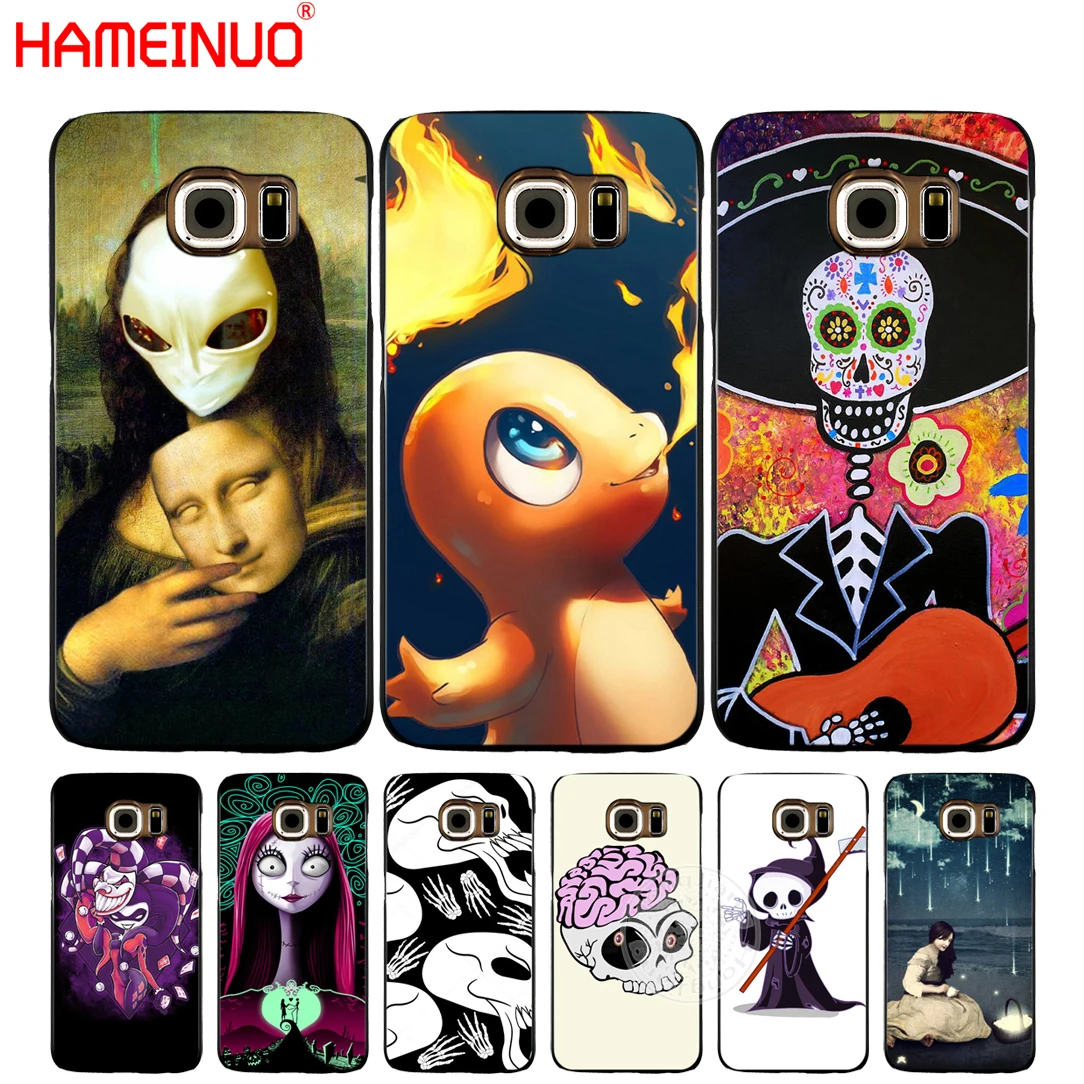 HAMEINUO Хэллоуин череп мультфильм сотовый телефон чехол для Samsung Galaxy S7 edge PLUS S8 S6 S5 S4 S3
