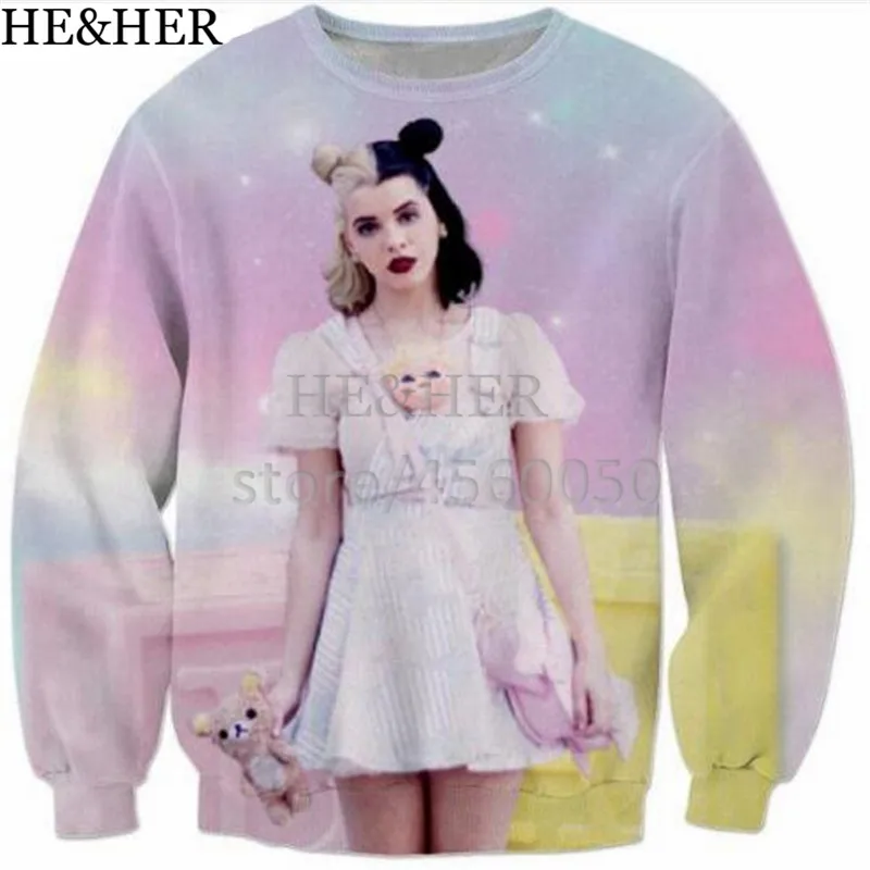 

New 3D Printed Crybaby Sweatshirts Women/men Melanie Martinez Characters Cartoon Streetwear top Hoodies vibrant jumper animated