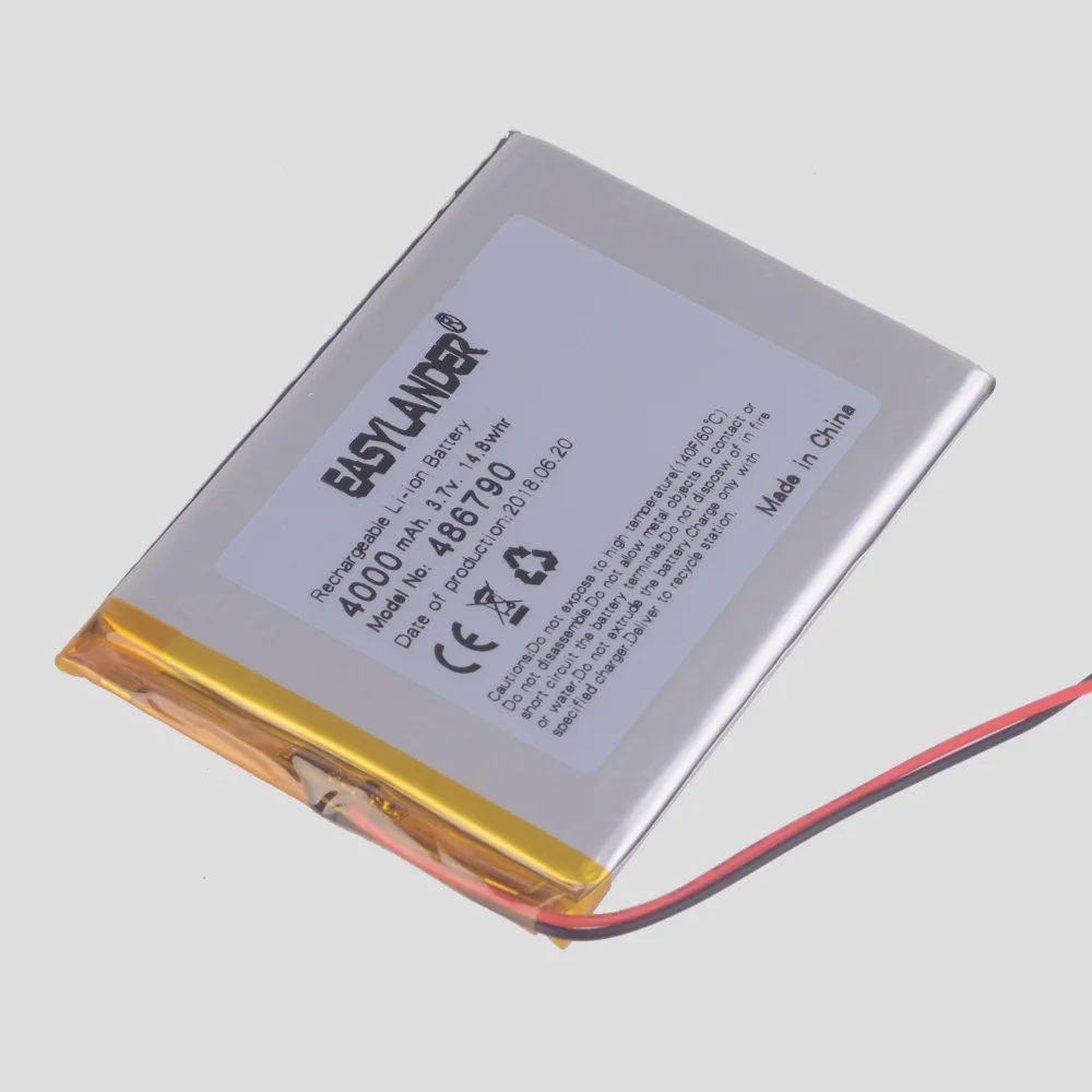 3,7 V 4000 mah " Планшетный аккумулятор на семь дюймов ниже солнца M70 486790 p 3,7 V 4000 mah батареи для мобильных планшетов