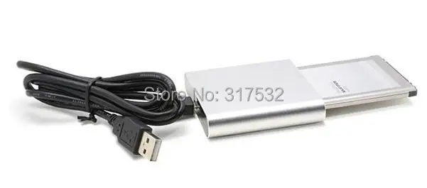 PCMCIA карта к USB 2,0 адаптер USB2.0 PCMCIA кард-ридер для компьютера поддержка PCMCIA 68 pin ATA PC карта