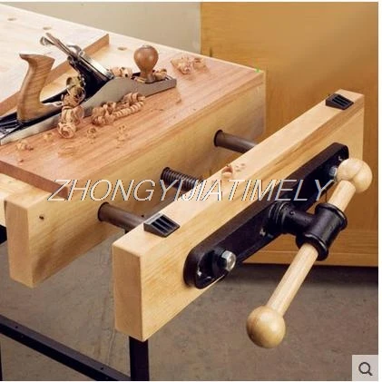 Morsetto Da Cucito In Legno Di Faggio Per Pelle: Pinza Artigianale Professionale Con Protezione, Apertura 15mm, Per Cuoio E Tessuti