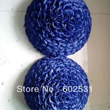 SPR 40 см Королевский синий цвет Свадьба шелк поцелуи мяч пурпурно-пластик внутренний pomander поцелуи мяч