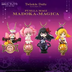 4 шт. японского аниме фигурку Twinkle Dolly Puella Мадока Magica танцор Akemi Homura 6 см ПВХ брелок игрушки-брелоки кукла