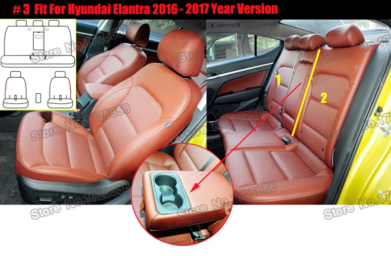 AutoDecorun чехлы из натуральной кожи для сидений hyundai Elantra чехлы для автомобильных сидений Аксессуары из воловьей кожи авто Поддержка протектор