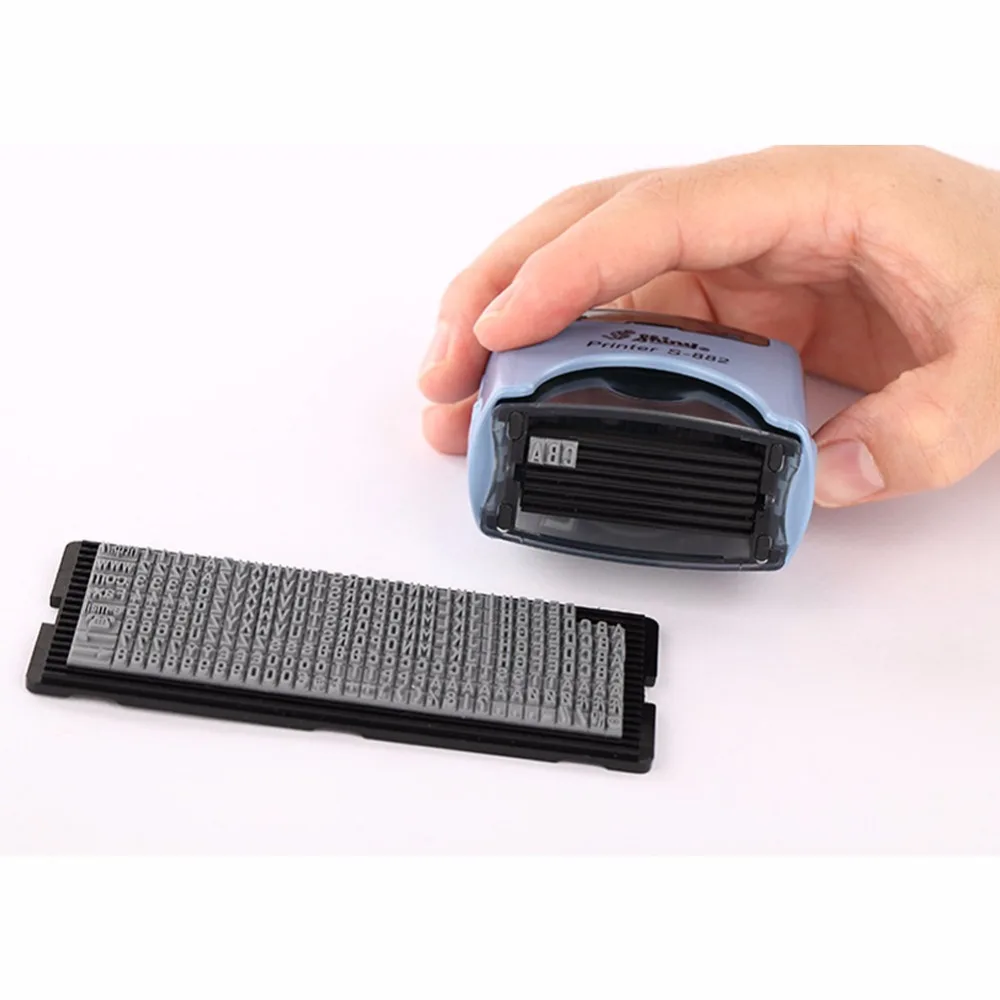 Self Inking Rubber Stamp Custom Shiny Office Stationary Business Mini Stamper 27