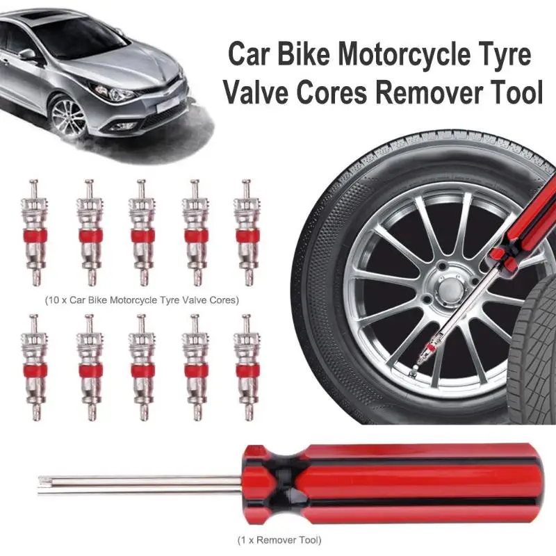 15x BIKE TYRE TUBE INNER VALVE CORES SCHRADER FOR BICYCLE CYCLE