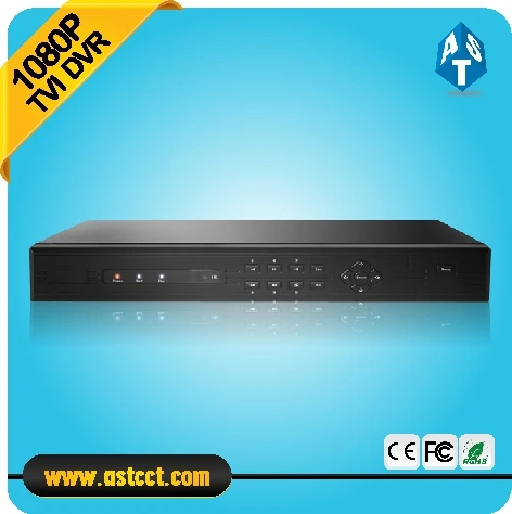 1080P 8Ch HD TVI DVR с дистанционным просмотром 8 каналов камера рекордер мобильный P2P вид