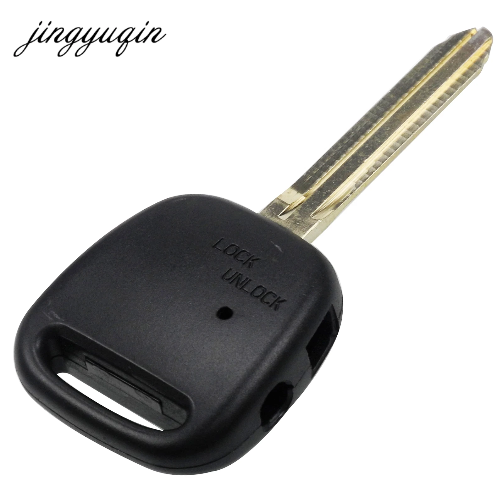 jingyuqin 2 Side Button Key Shell For TOYOTA Carina Estima Harrier Uncut TOY43 Blade Car Remote