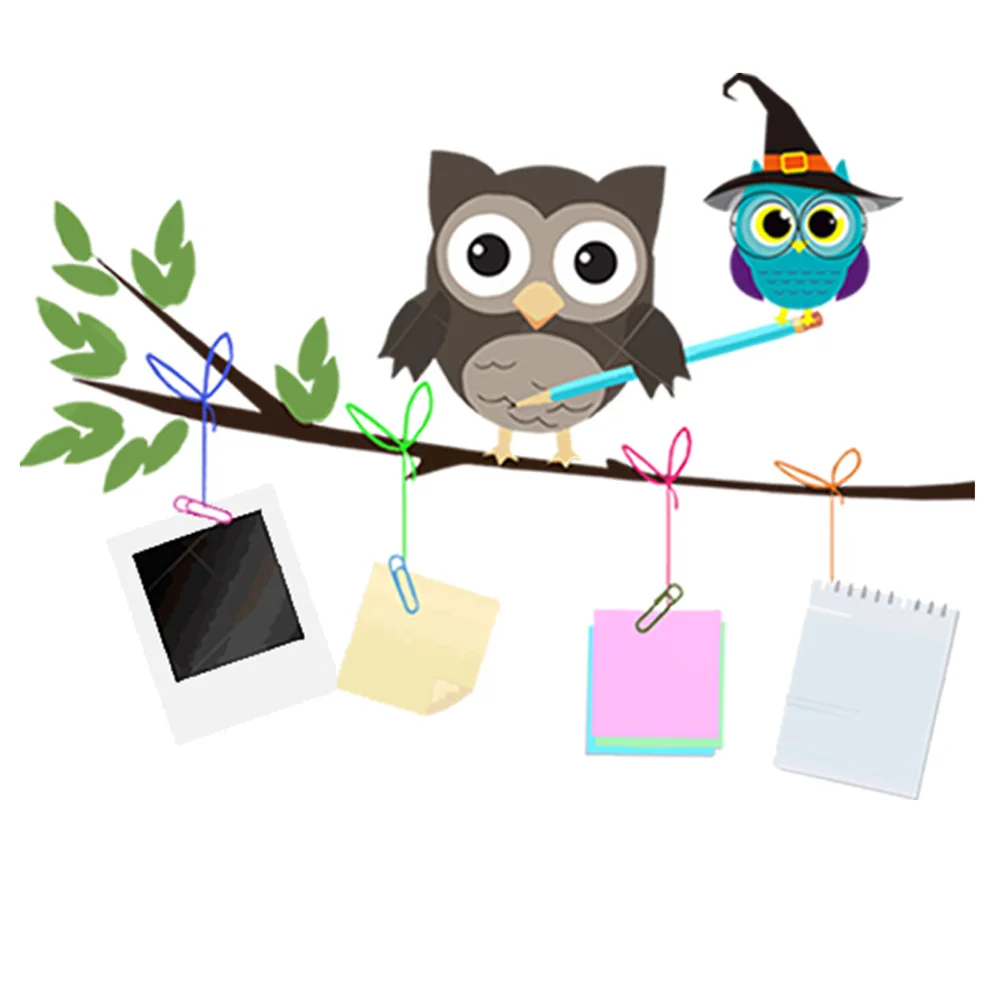 

Owls On Tree Wall Stickers for Kids Rooms Decorative pvc Wall Decal Kindergarten wall stickers