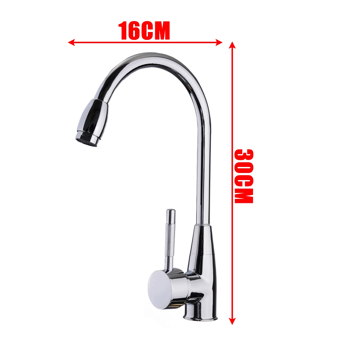 1pcs Mayitr Stainless Steel Hot Cold Water 360 Degree Swivel Household Kitchen Bathroom Mixer Tap Faucets