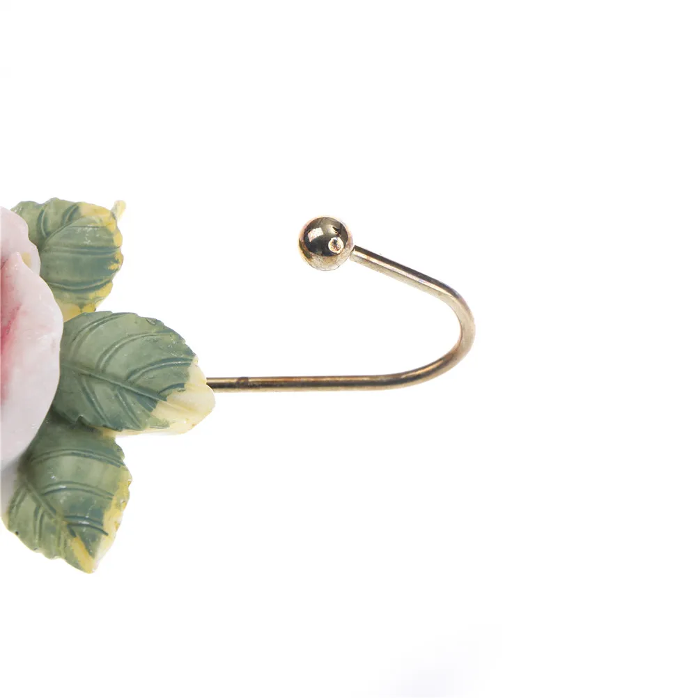 1 шт. пластик, пластиковые розы самоклеющиеся палочки на двери настенные плитки Полотенца Вешалка, крючок для ванной