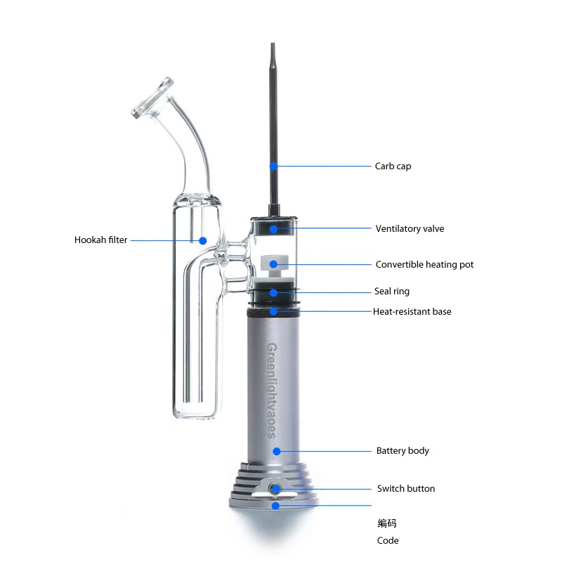 G9 Pen Portable Enail Mini Henail Vaporizer Dab Rig For Wax Oil