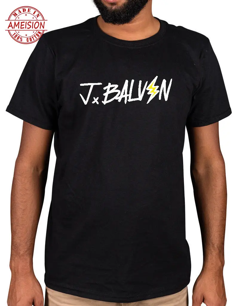 J Balvin T-shirt Colombia Mi Gente Reggaeton Cool Casual pride t shirt men Unisex New Fashion tshirt Loose Size top ajax