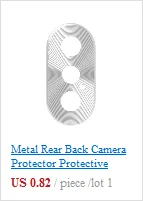 Металлическая Задняя Камера протектор защитный чехол для объектива кольцо крышки для iPhone X