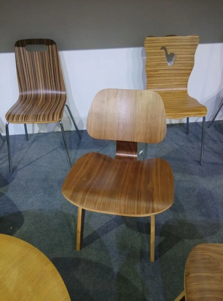 

free shipping 2pcs high quality wood side chair designer chair The walnut wood coffee chair