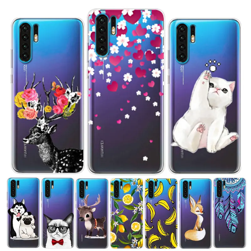 

For Huawei P30 Pro Case Silicone Soft TPU Cover Transparent Cute Back Case Capa For Huawei P30 P 30 Pro P30Pro Phone Case