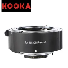 KOOKA KK-N25A Aluminium Alloy AF Extension Tube with TTL Exposure Close-up Image for Nikon SLR Cameras (25mm)