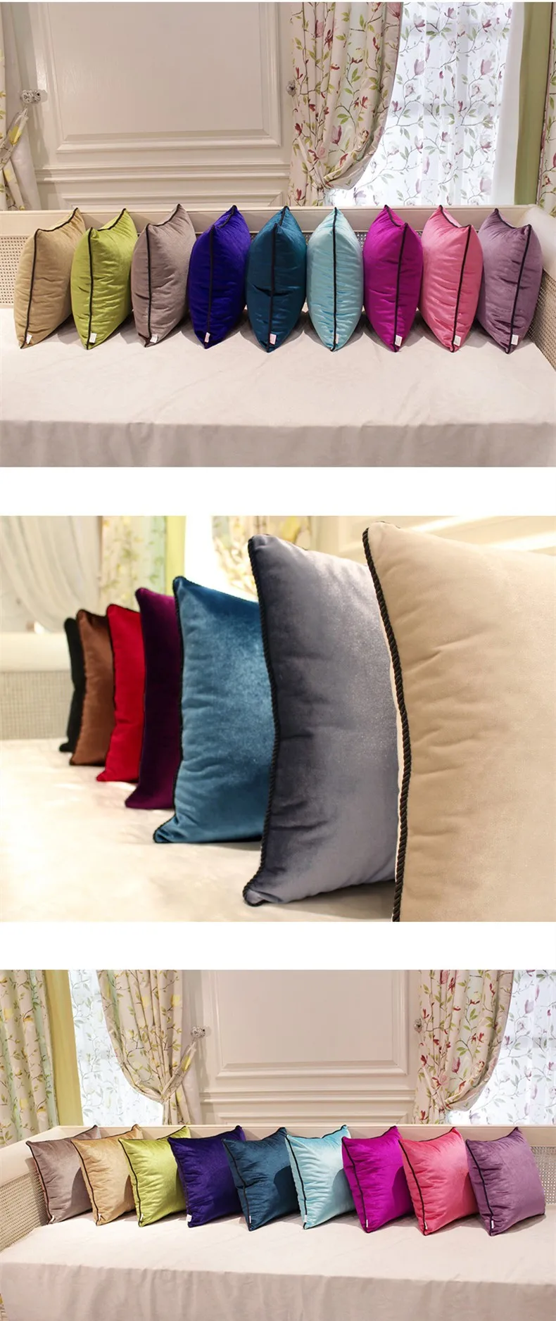 Роскошного бархата велюровое, накидка для подушки, декоративная наволочка на подушку для домашнего декора Подушка Декоративные диванные подушки Чехол