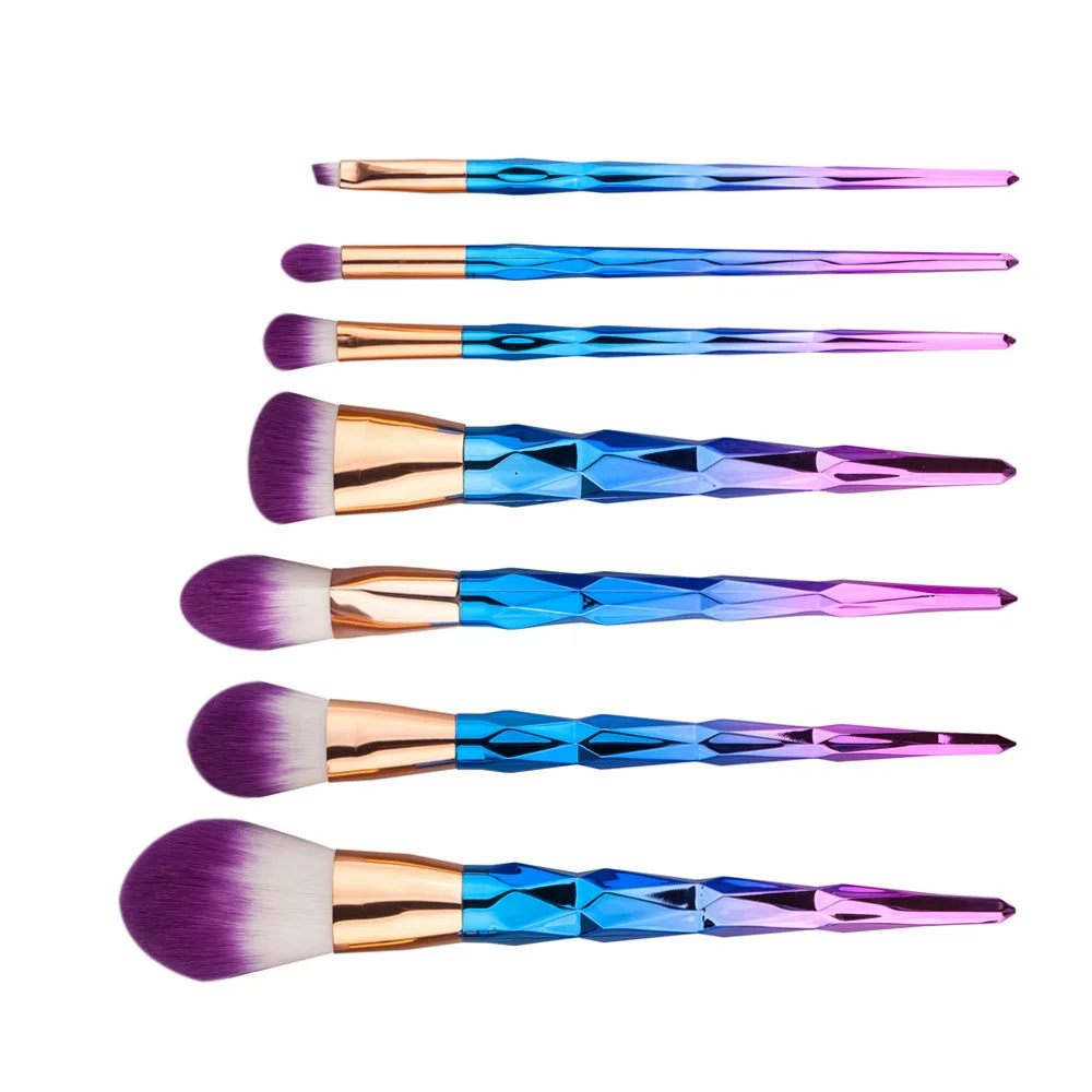 Tesoura de Maquiagem unicorn diamante escovas cosméticos fundação Usage : Cosmetic Brushes Tool