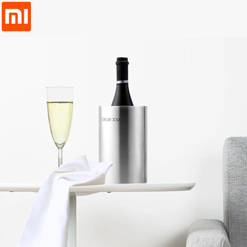 Оригинальное двойное ведро для льда Xiaomi Mijia Circle Joy из нержавеющей стали