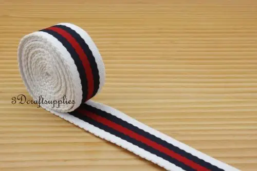 

5 yards 1 inch(25mm) heavy weight polyester webbing Ribbon key fob strap ZD27