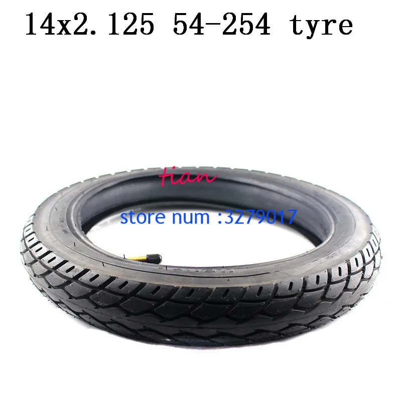 

High performance 14x2.125 bike folging electric scooter tyre 14 x 2.125 tyre for Gas Electric Scooters 14 inch E-bike wheel tire
