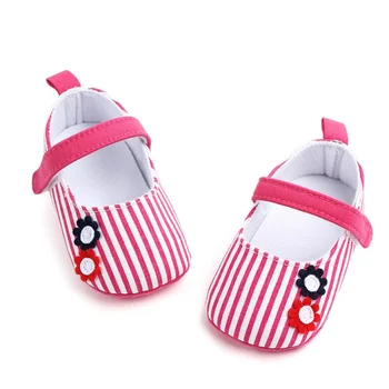 

Spring Baby Girls Shoes First Walkers Newborn Baby Shoes Soft Soled Non-slip Toddler Girl Footwear Shoes Cotton Fabric 0-18M