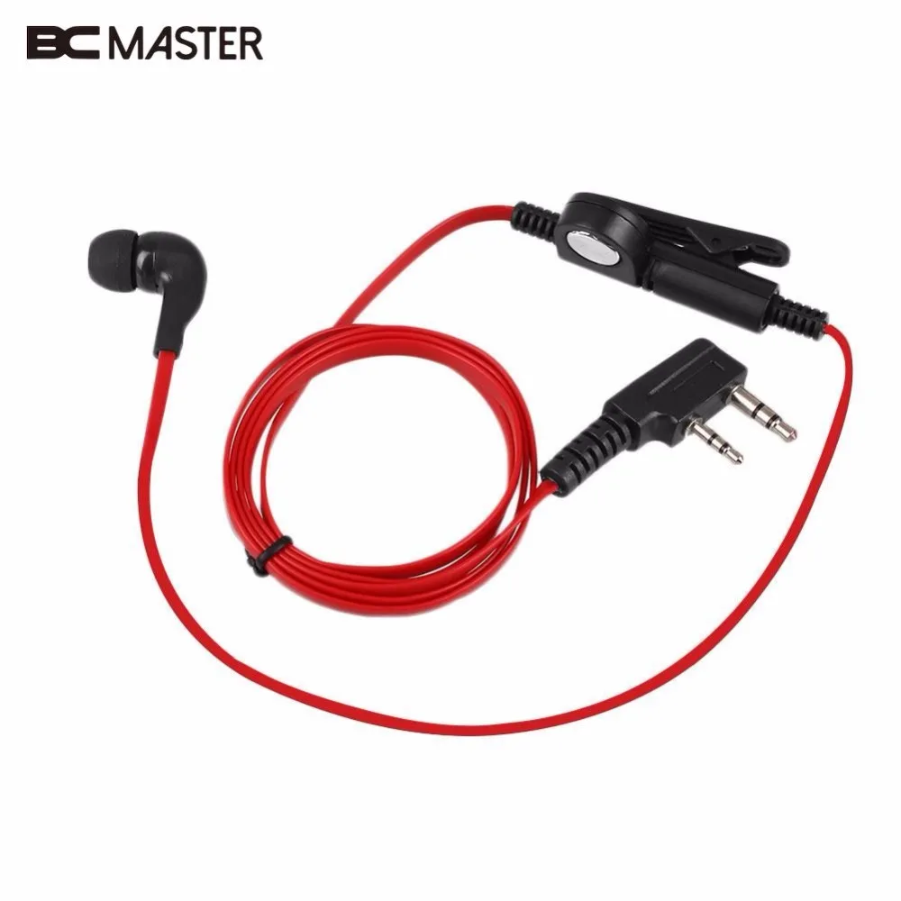 

BCMaster Wired Earpiece Earphone headphones K Interface with Microphone for Quansheng for Baofeng 888s