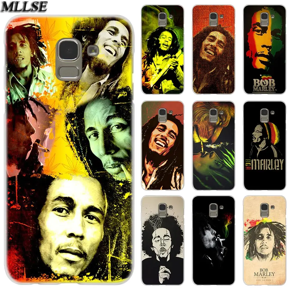

MLLSE Reggae Bob Marley Fashion Clear Case Cover for Samsung Galaxy J2 J4 CORE J3 J5 J7 2016 2017 EU J8 J6 2018 J4 Plus J7 Prime