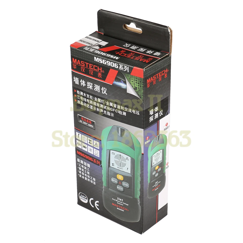 Многофункциональный Металл Mastech MS6906 3 в 1 шпилька детектор напряжения переменного