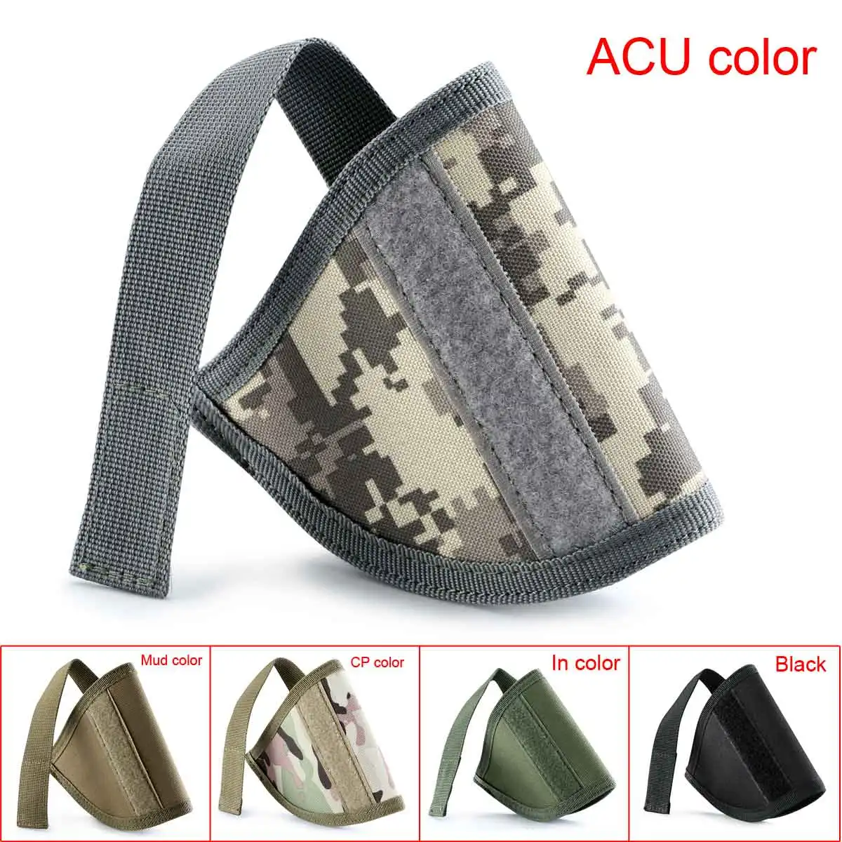 

Portable Airsoft Right/Left Hand Pistol Gun Holster Military Tactical Hunting Nylon Open Top Style Holster
