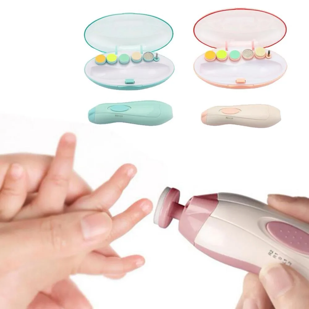 Портативный электрический триммер для ногтей для взрослых безопасный Маникюр Педикюр для детей для взрослых тихий пилка для ногтей для