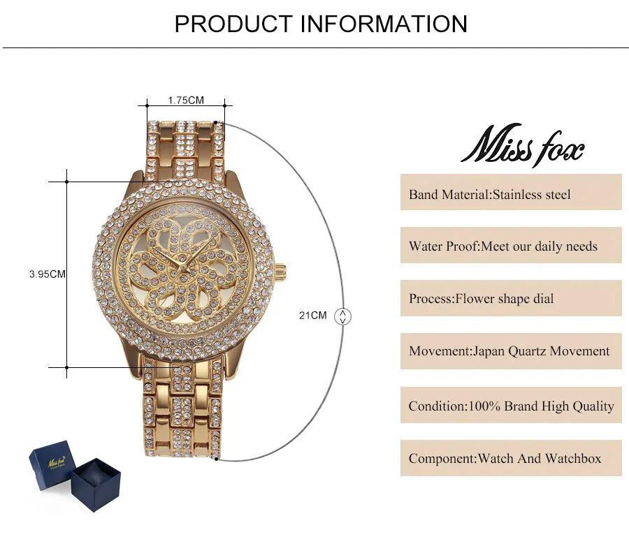 Miss Fox Ladies Watches v068-2